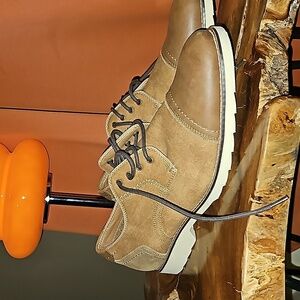 DOCKERS-MEN'S Brown Murray Cap Toe Oxfords SIZE 10.5 NWOT